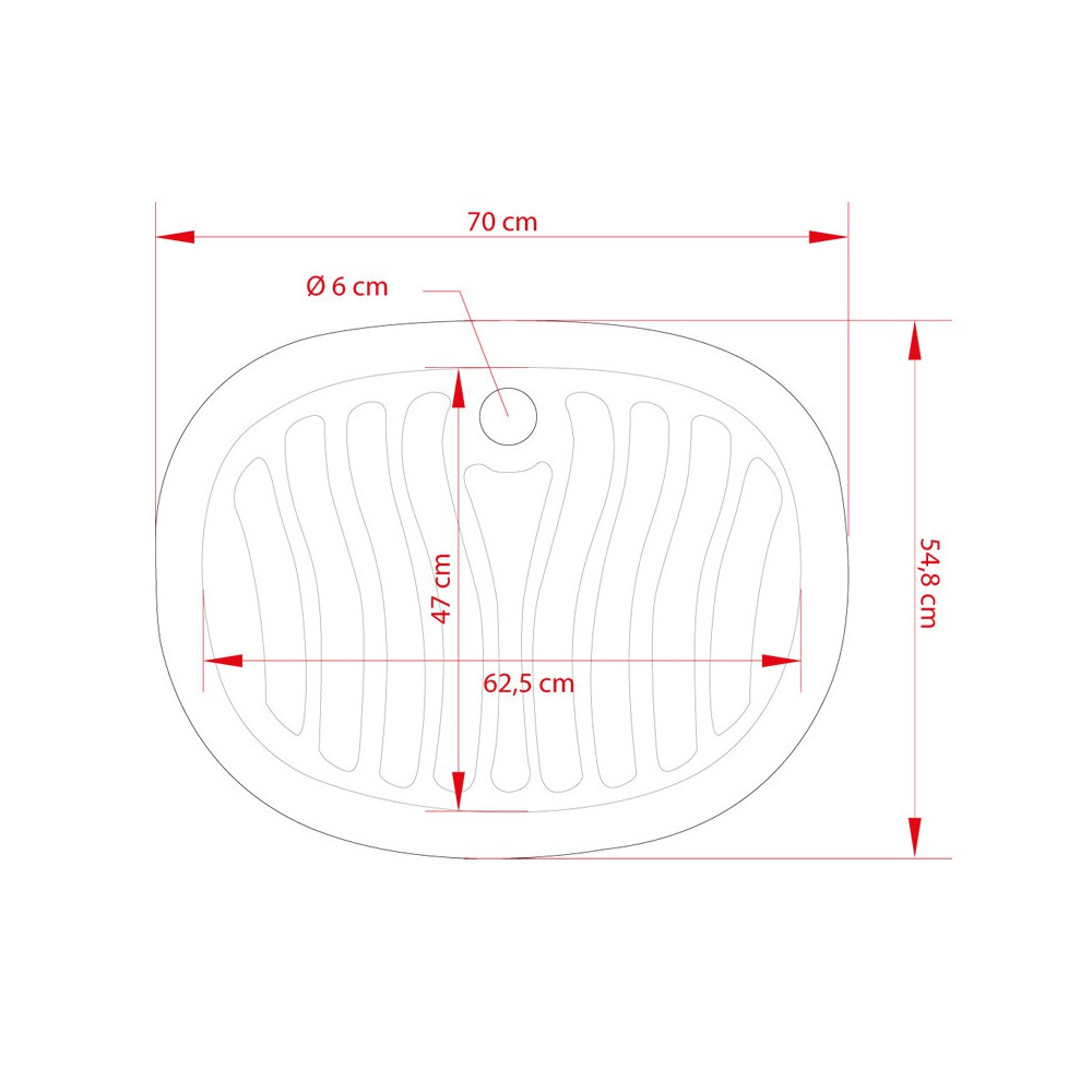 Bac de renfort 2003 ovale