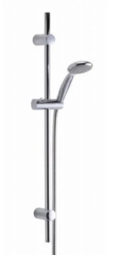 Ensemble barre de douche, pommeau et flexible