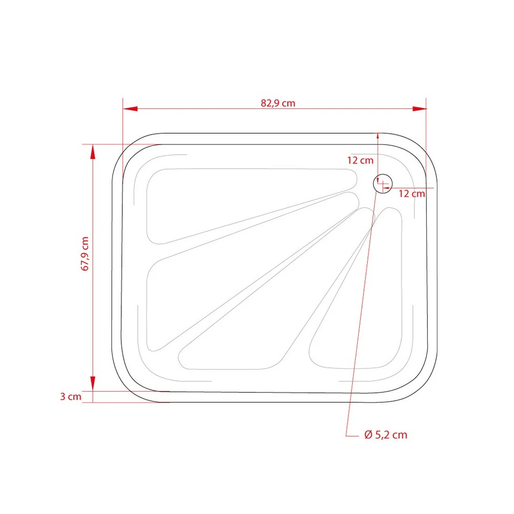 Renfort Bac à Douche Sun Roller