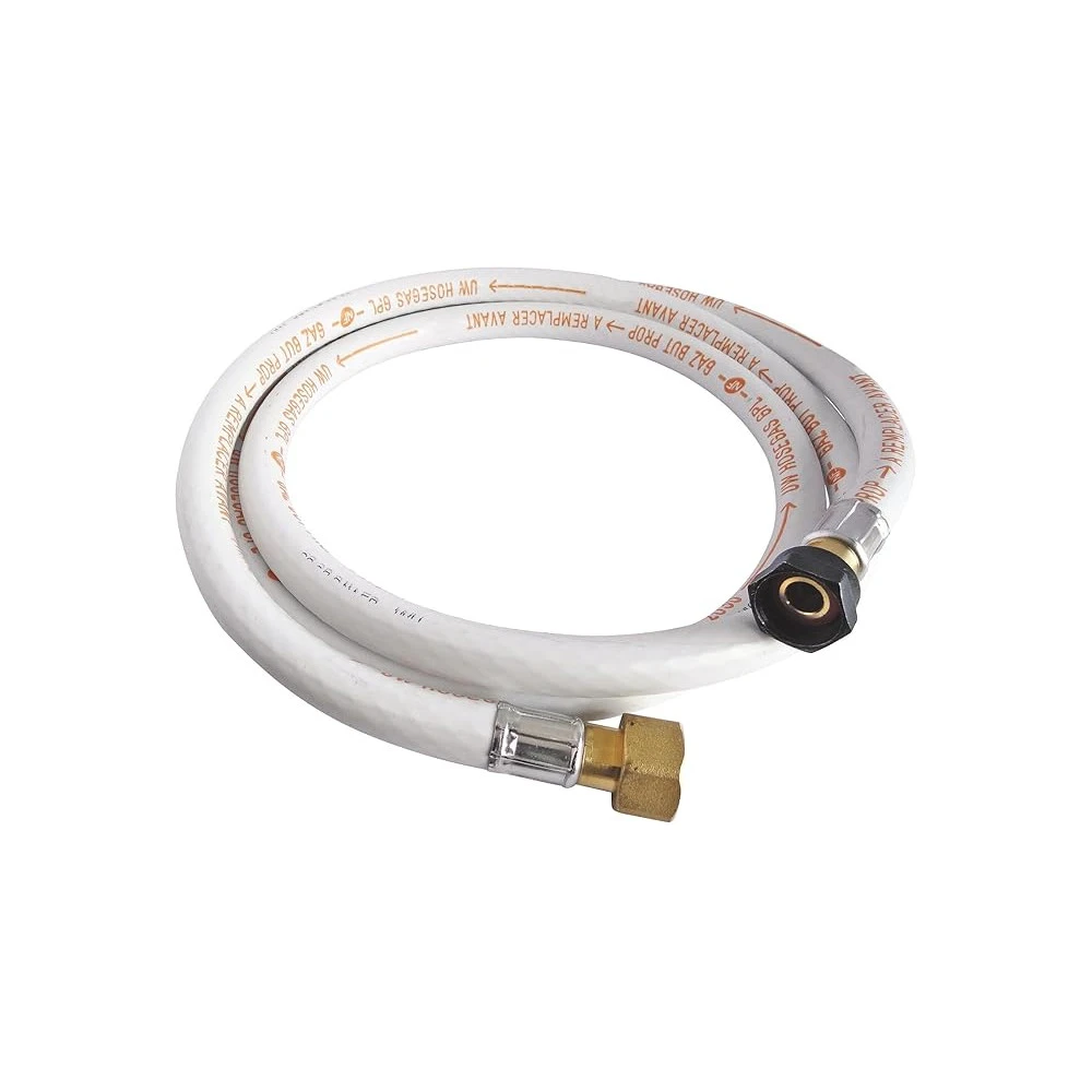 Lyre caoutchouc gaz durée de vie 10 ans (raccordement intérieur d'appareil à usage domestique) Flexible inox - 1m50