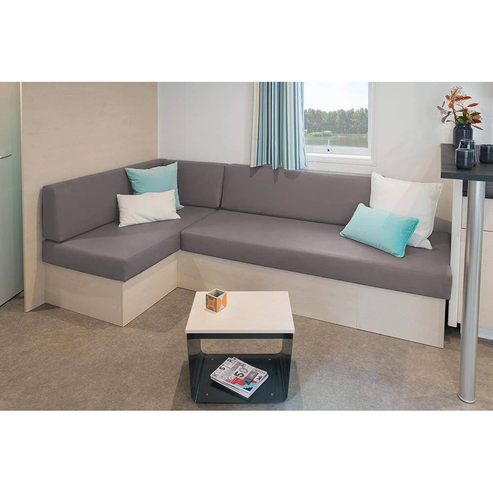 HOUSSE SIMILI CUIR pour banquette (différents coloris)